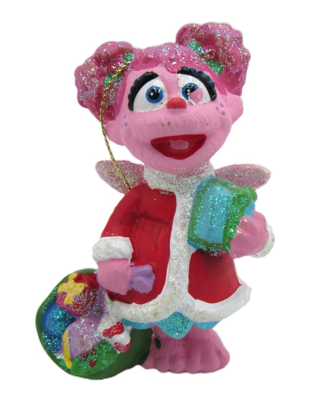 Hallmark Sesame Street Abby Holiday Christmas Tree Hanging Ornament READ